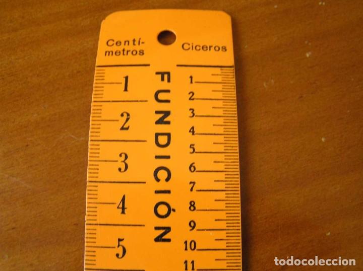 Antig&uuml;edades: REGLA TIPOMETRO FUNDICION TIPOGRAFICA LENCINA TIPOGRAFO TYPOMETER TYPOGRAPH - - Foto 8