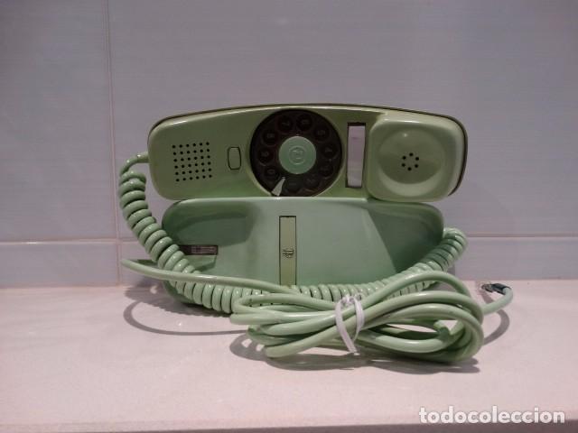 Tel&eacute;fonos: Tel&eacute;fono g&oacute;ndola verde de rueda - Foto 3
