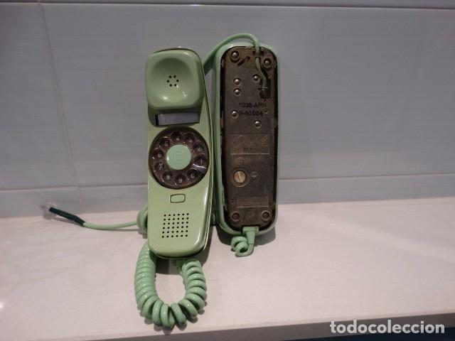 Tel&eacute;fonos: Tel&eacute;fono g&oacute;ndola verde de rueda - Foto 4