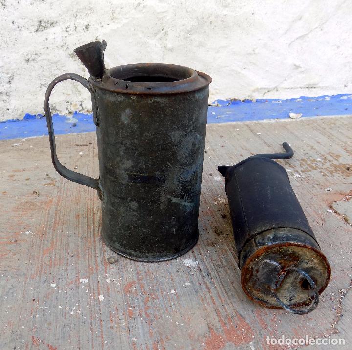 Antig&uuml;edades: ACEITERA. 35 CM DE ALTURA - Foto 4