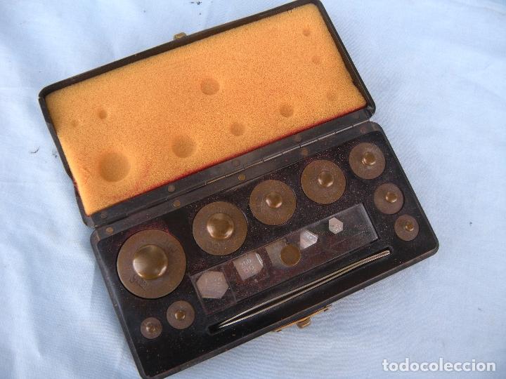 Antig&uuml;edades: JUEGO DE PESAS DE PRECISI&Oacute;N. - Foto 1