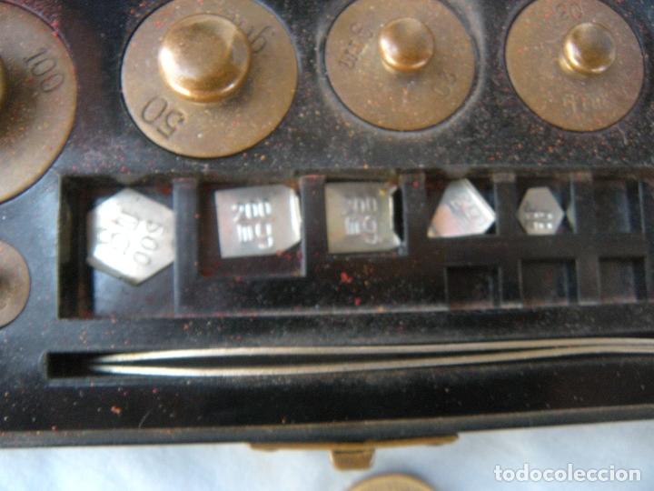 Antig&uuml;edades: JUEGO DE PESAS DE PRECISI&Oacute;N. - Foto 6