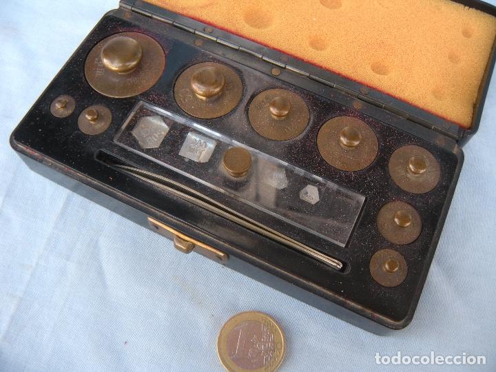 Antig&uuml;edades: JUEGO DE PESAS DE PRECISI&Oacute;N. - Foto 7