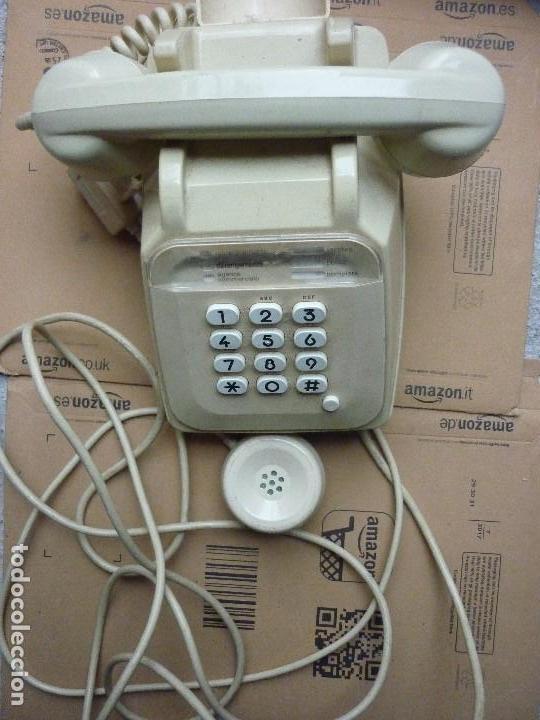 Tel&eacute;fonos: ANTIGUO TELEFONO FRANCES DE TECLA CON AURICULAR SUPLETORIO - Foto 1
