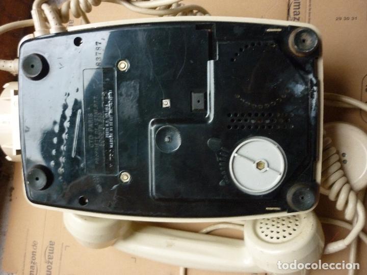 Tel&eacute;fonos: ANTIGUO TELEFONO FRANCES DE TECLA CON AURICULAR SUPLETORIO - Foto 2