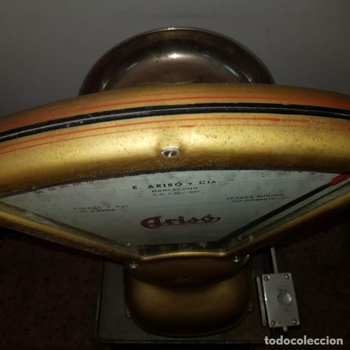 Antig&uuml;edades: BASCULA DE TIENDA MARCA ARIS&Oacute; - Foto 9