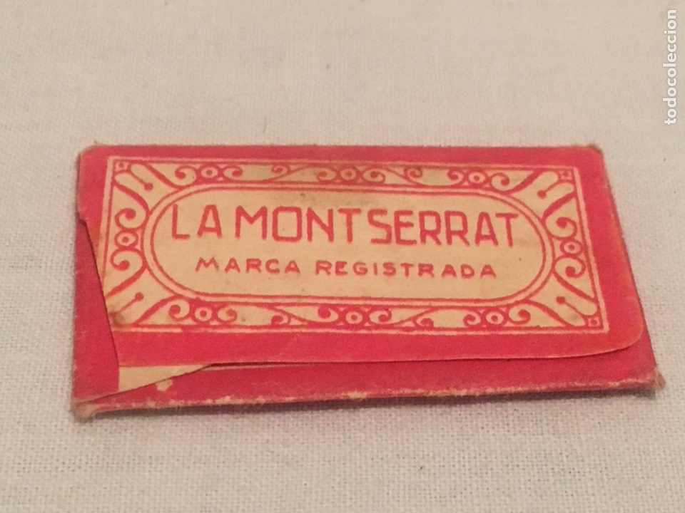 Antig&uuml;edades: HOJA DE AFEITAR O CUCHILLA LA MONTSERRAT - Foto 2