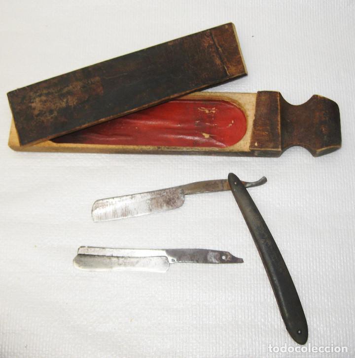 Navajas Raras 2 navaja de afeitar y caja afilador s.g.d.g moe - Comprar Navajas ...