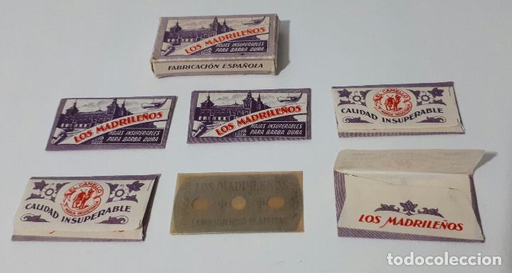 Antig&uuml;edades: LOS MADRILE&Ntilde;OS CAJITA CON 5 CUCHILLAS - Foto 1