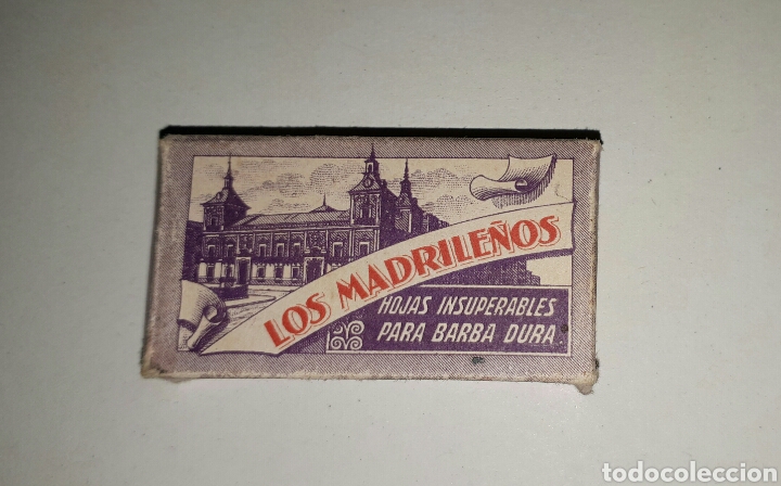 Antig&uuml;edades: LOS MADRILE&Ntilde;OS CAJITA CON 5 CUCHILLAS - Foto 3