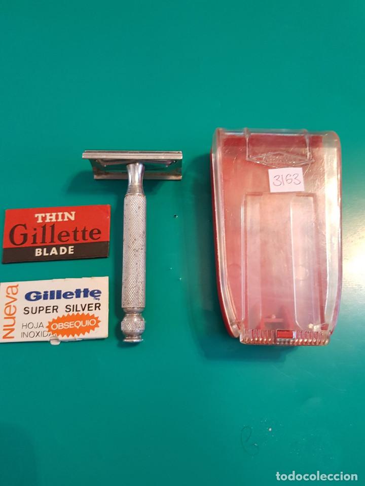 Antig&uuml;edades: MAQUINILLA GILLETTE EN SU CAJA ORIGINAL - Foto 1