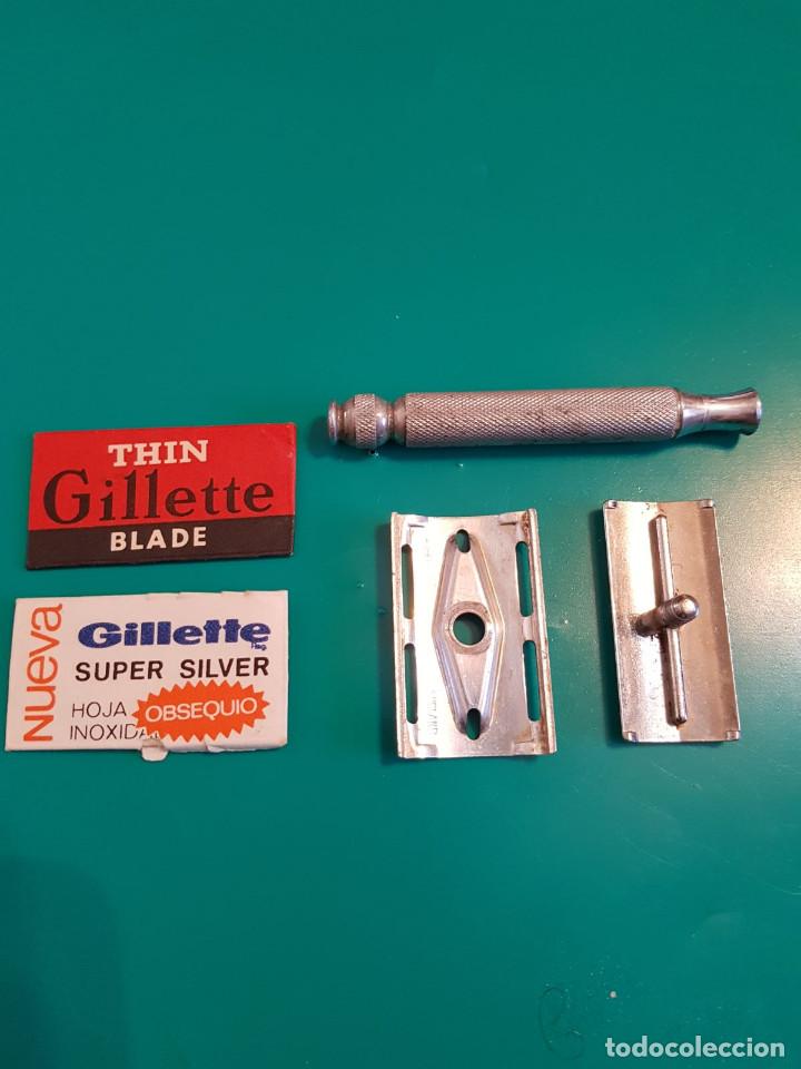 Antig&uuml;edades: MAQUINILLA GILLETTE EN SU CAJA ORIGINAL - Foto 3