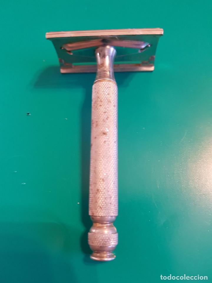 Antig&uuml;edades: MAQUINILLA GILLETTE EN SU CAJA ORIGINAL - Foto 5
