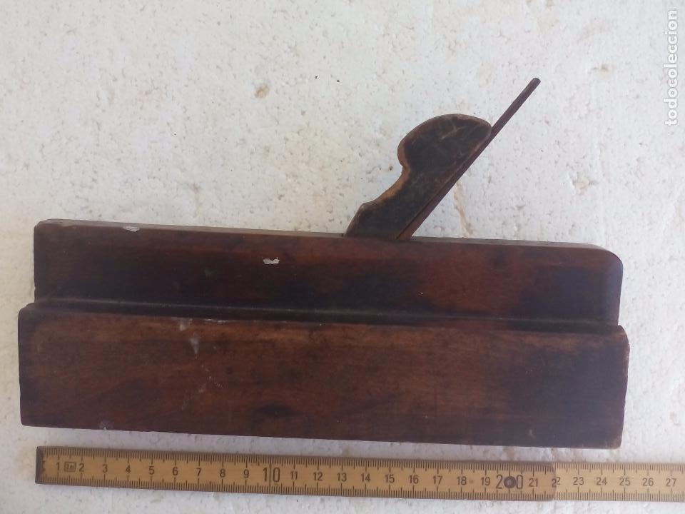 Antig&uuml;edades: Cepillo de carpintero carpinteria, garlopa plane. Marcado 7/8 - Foto 3