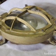 Antiquités: LÁMPARA - ANTIGUO OJO DE BUEY DE BRONCE - VENTANA DE BARCO . Lote 104063719