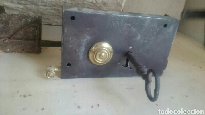 Antig&uuml;edades: Cerradura Antigua Completa - Foto 1