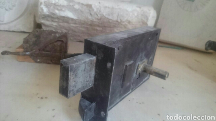 Antig&uuml;edades: Cerradura Antigua Completa - Foto 2