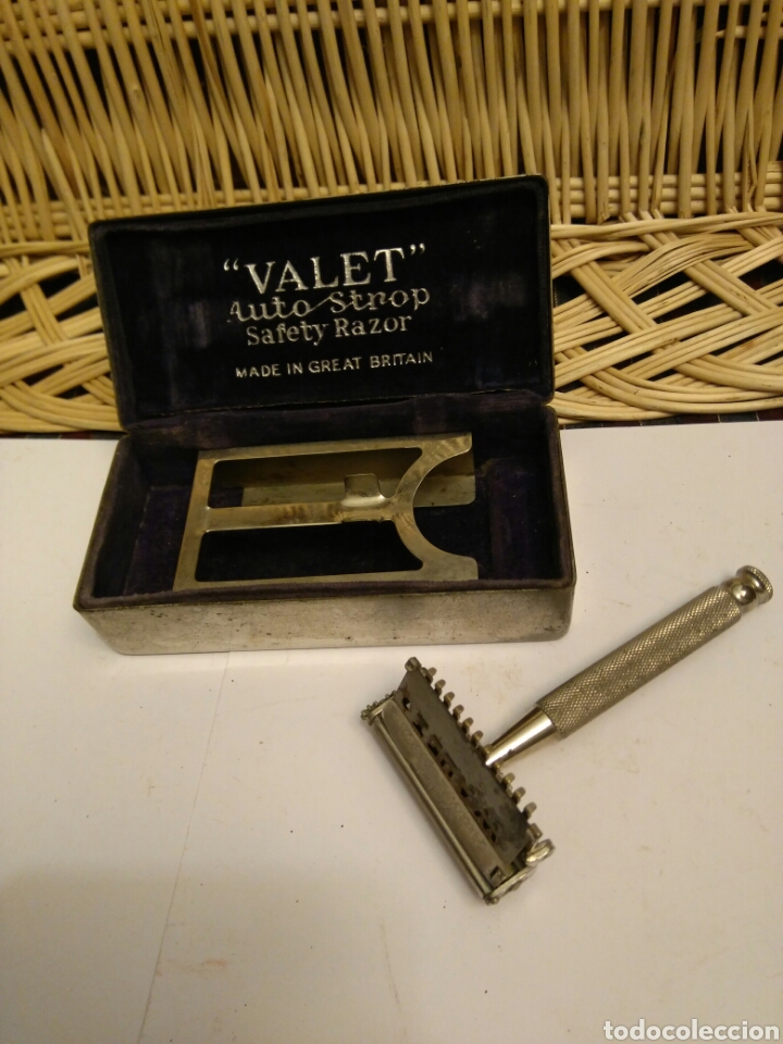 Antig&uuml;edades: M&aacute;quinilla de Afeitar Valet - Foto 2