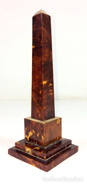 Antig&uuml;edades: TERM&Oacute;METRO REGENCIA CON DISE&Ntilde;O DE OBELISCO. MADERA, N&Aacute;CAR. E.E.U.U. (?) 1825. - Foto 5