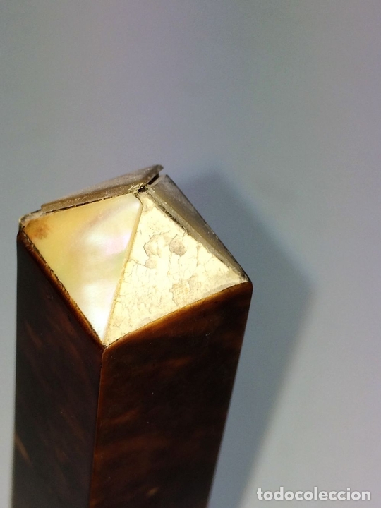 Antig&uuml;edades: TERM&Oacute;METRO REGENCIA CON DISE&Ntilde;O DE OBELISCO. MADERA, N&Aacute;CAR. E.E.U.U. (?) 1825. - Foto 8