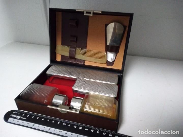 Antig&uuml;edades: ESTUCHE JUEGO AFEITAR - Foto 1