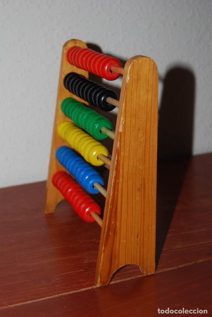 Antig&uuml;edades: &Aacute;BACO DE MADERA - COLEGIO - ESCUELA - Foto 5