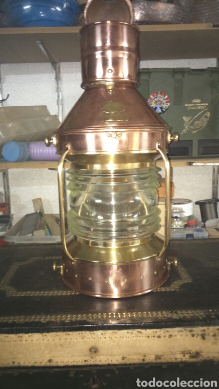 Antig&uuml;edades: Lampara o farol de barco - Foto 1