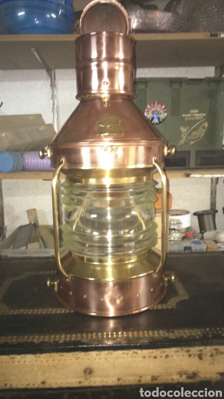 Antig&uuml;edades: Lampara o farol de barco - Foto 2