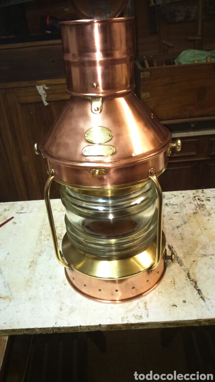 Antig&uuml;edades: Lampara o farol de barco - Foto 3
