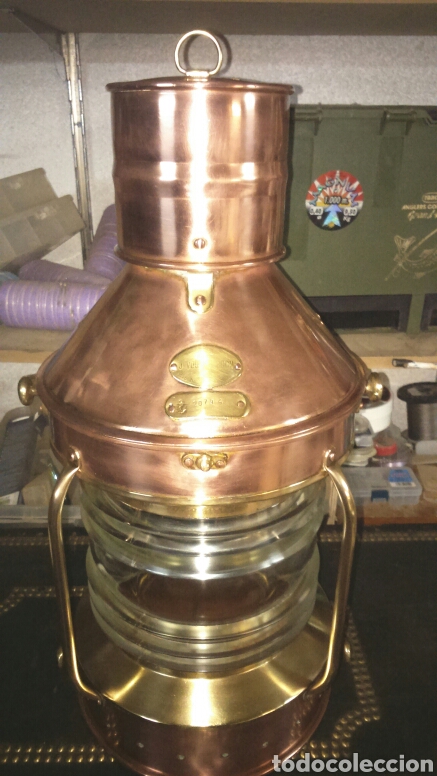 Antig&uuml;edades: Lampara o farol de barco - Foto 4