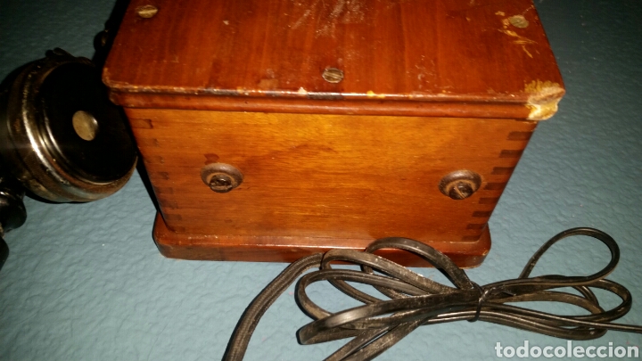 Tel&eacute;fonos: Antiguo tel&eacute;fono de Magneto 1900 - Foto 9