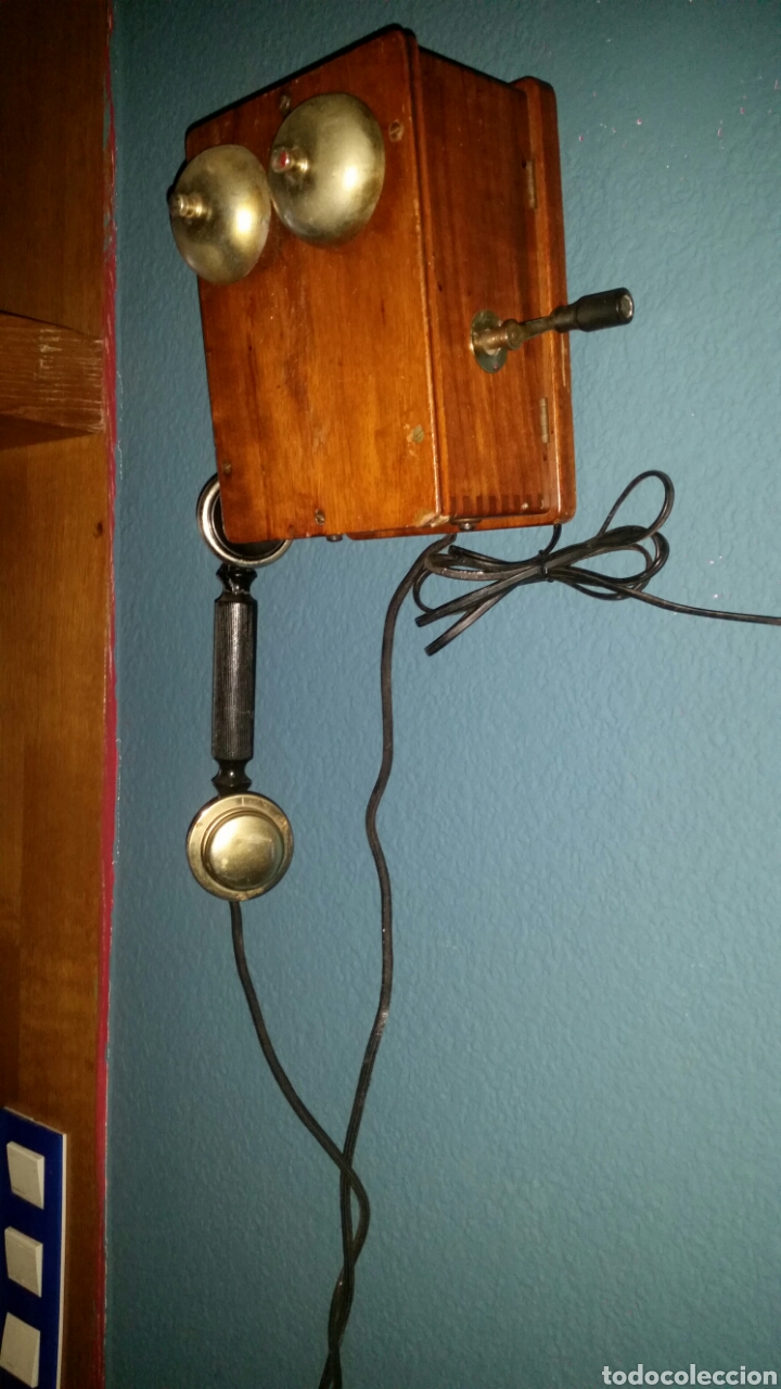 Tel&eacute;fonos: Antiguo tel&eacute;fono de Magneto 1900 - Foto 12