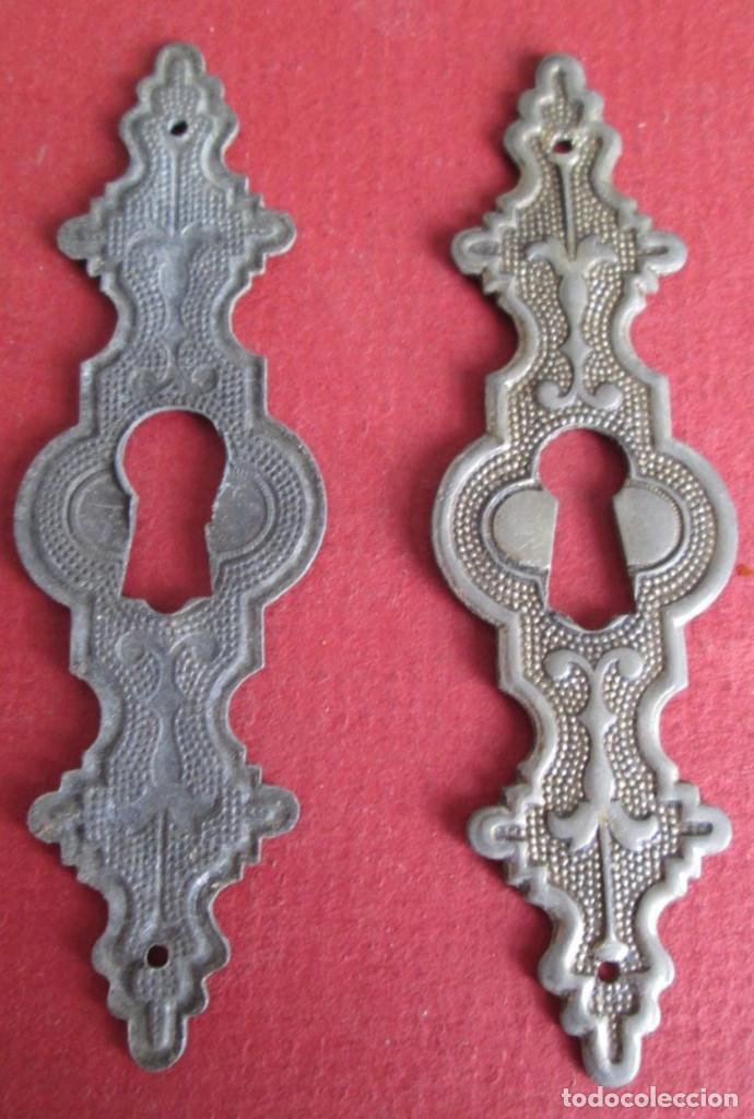 Antig&uuml;edades: 2 Boca llave metal  - no coge im&aacute;n - Foto 2