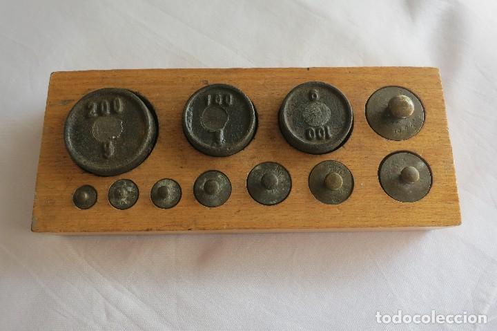 Antig&uuml;edades: Caja de pesas Alemania 1916 - Foto 1