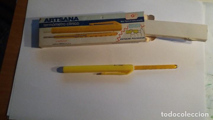 Antig&uuml;edades: termometro en su caja original - Foto 1