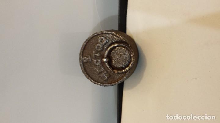 Antig&uuml;edades: Pesa de hierro de 2 hectogramos - Foto 3
