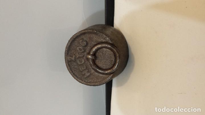 Antig&uuml;edades: Pesa de hierro de 2 hectogramos - Foto 3