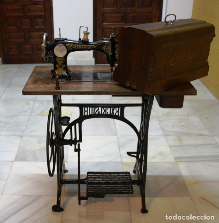 Antig&uuml;edades: MAQUINA DE COSER EXCELSIOR.REF:6169 - Foto 7