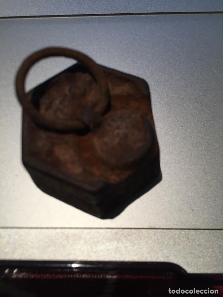 Antig&uuml;edades: pesa hexagonal de 1 hectogramo (100 gramos) - Foto 3
