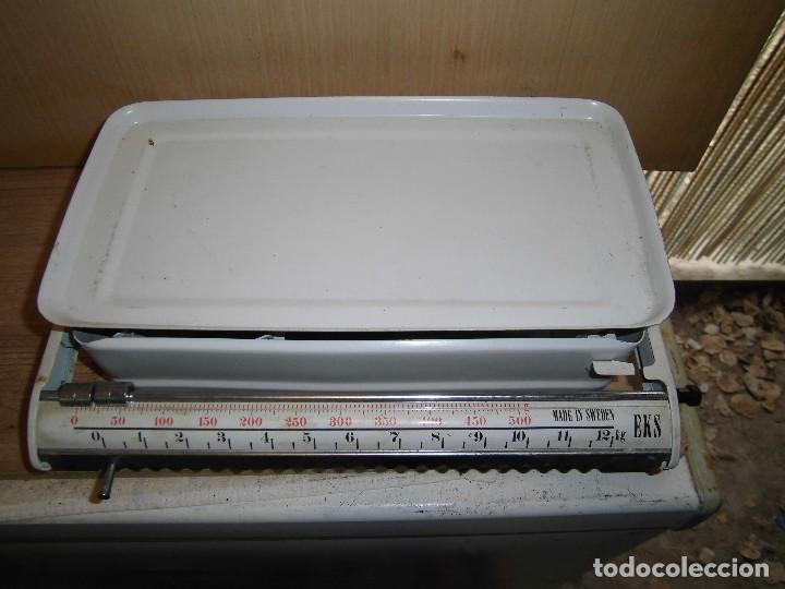 Antig&uuml;edades: bascula peque&ntilde;a EKS 12 kg. - Foto 5