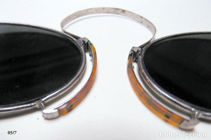 Antig&uuml;edades: Antiguas gafas de muelle QUEVEDO XIX - Foto 2