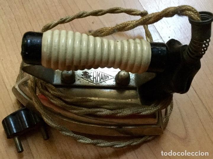 Antig&uuml;edades: Antigua plancha el&eacute;ctrica - Foto 4