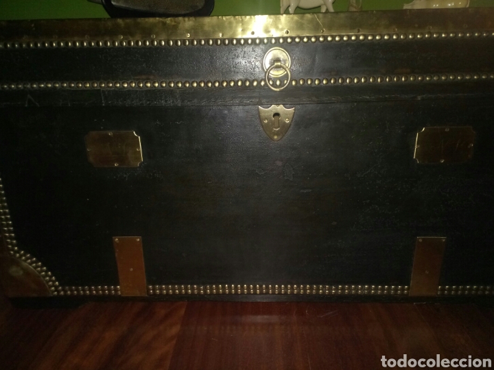Antig&uuml;edades: Baul de ALCANFOR de barco - Foto 7