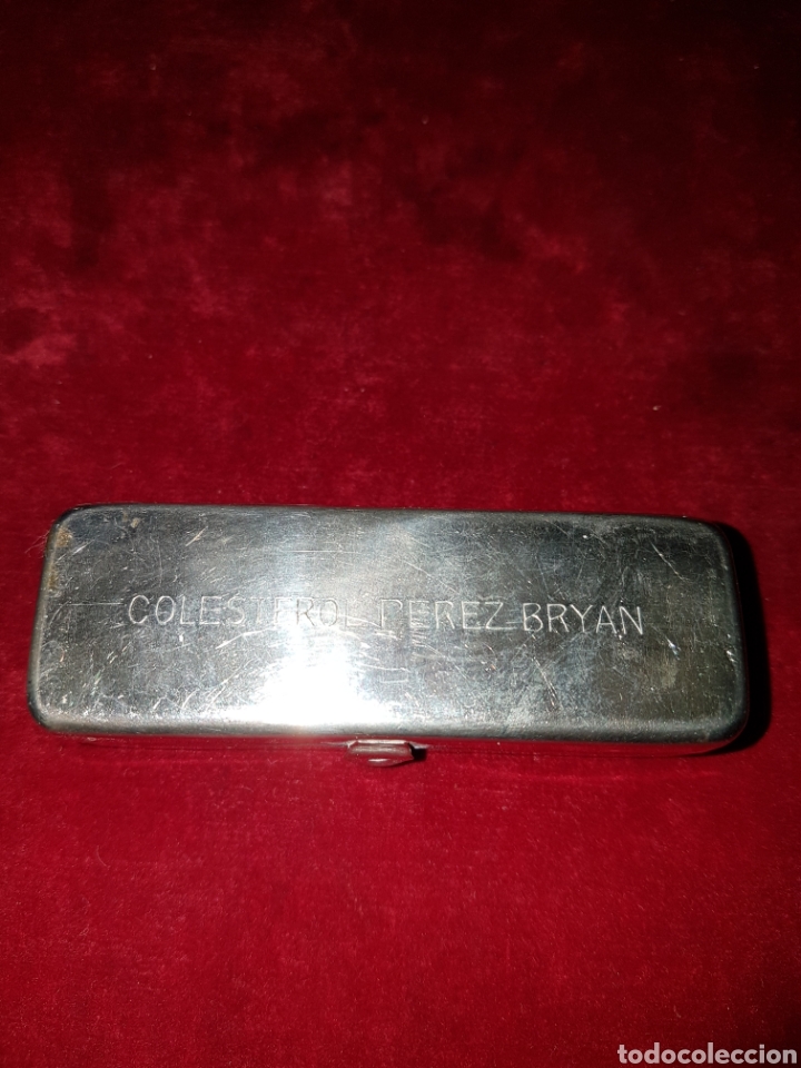 Antig&uuml;edades: Caja colesterol Perez Bryan medico - Foto 1
