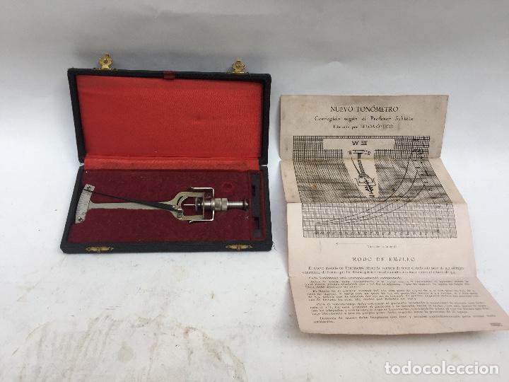Antig&uuml;edades: Prof SCHIOTZ, TONOMETRO , ULLOA OPTICO EN CAJA - Foto 2