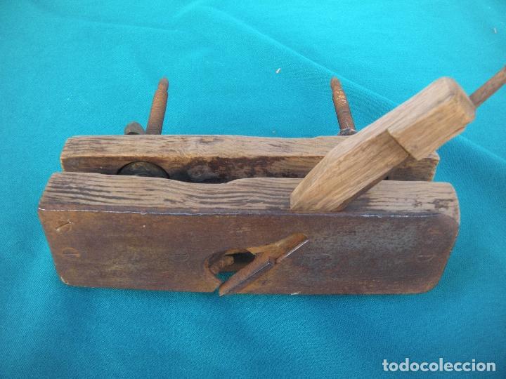 Antig&uuml;edades: RARO CEPILLO DE CARPINTERO EXTENSIBLE - Foto 7