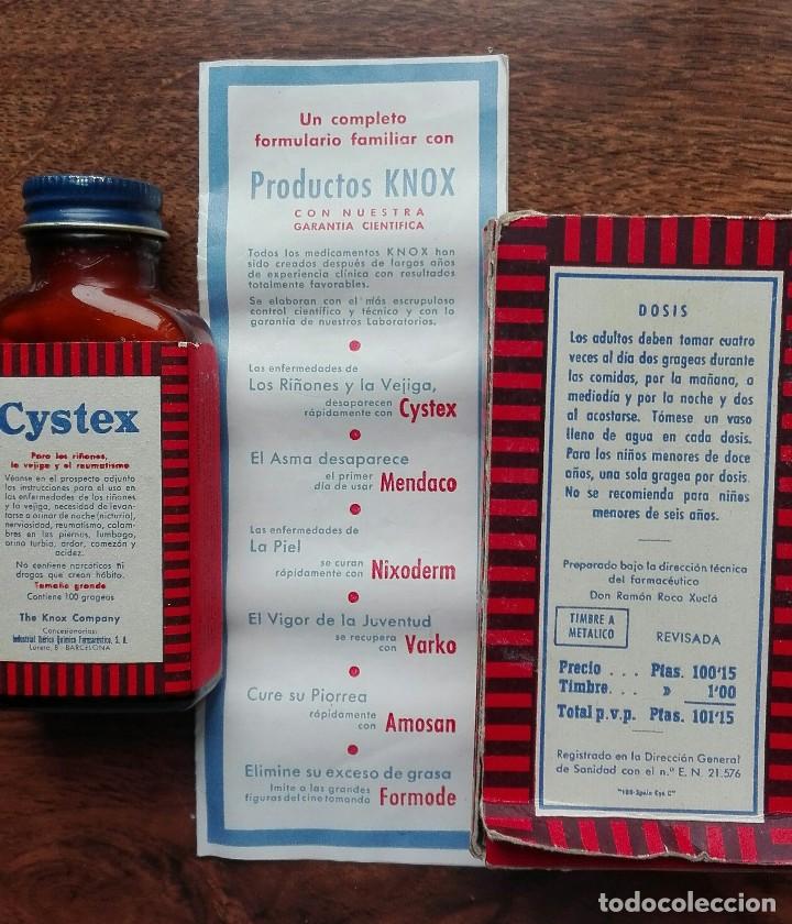 Antig&uuml;edades: Grageas CYSTEX ri&ntilde;ones y vejiga. - Foto 2