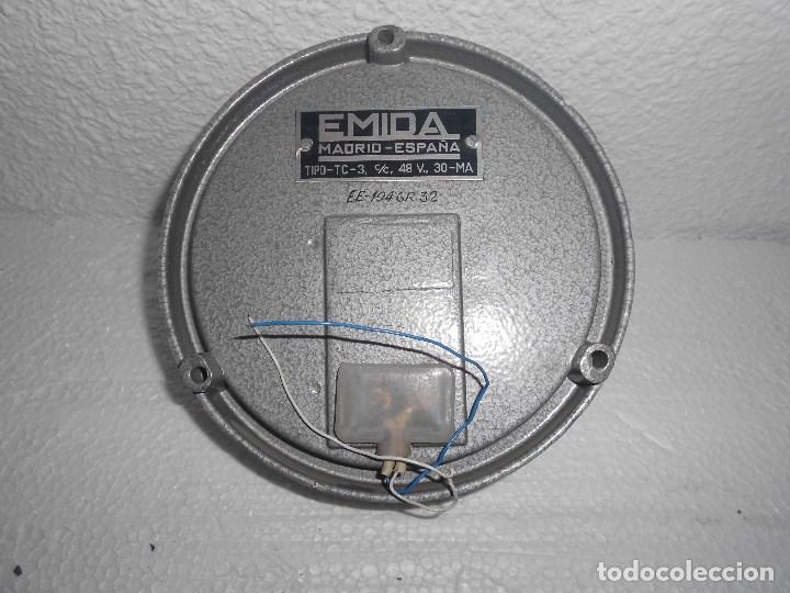 Antig&uuml;edades: timbre alarma emida madrid tipo tc-3 - Foto 3