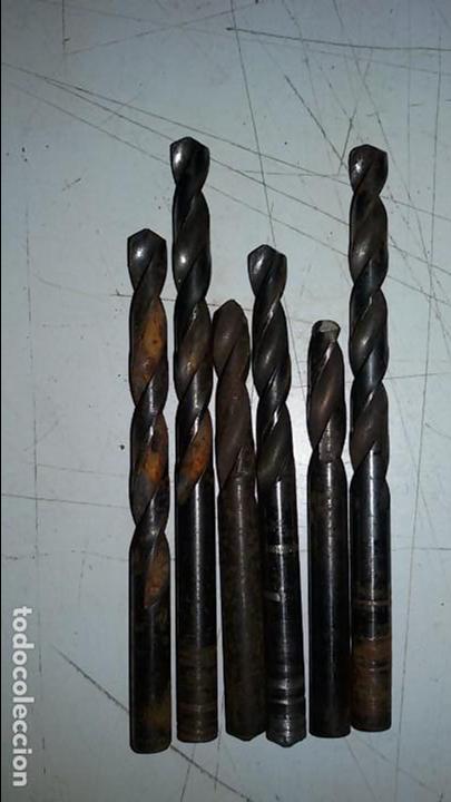 Antig&uuml;edades: Lote de 6 brocas de 6 mm de diametro - Foto 1