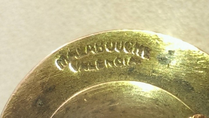 Antig&uuml;edades: antigua pesa en bronce con inscripcciones correcta - Foto 2